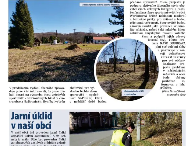 Elektronická verze Obecního zpravodaje - duben 2025