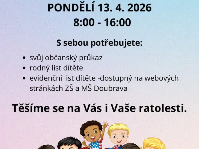 Zápis do mateřské školy