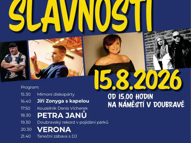 DOUBRAVSKÉ SLAVNOSTI 2026