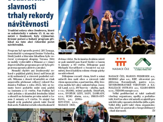 Elektronická verze Obecního zpravodaje - září 2026